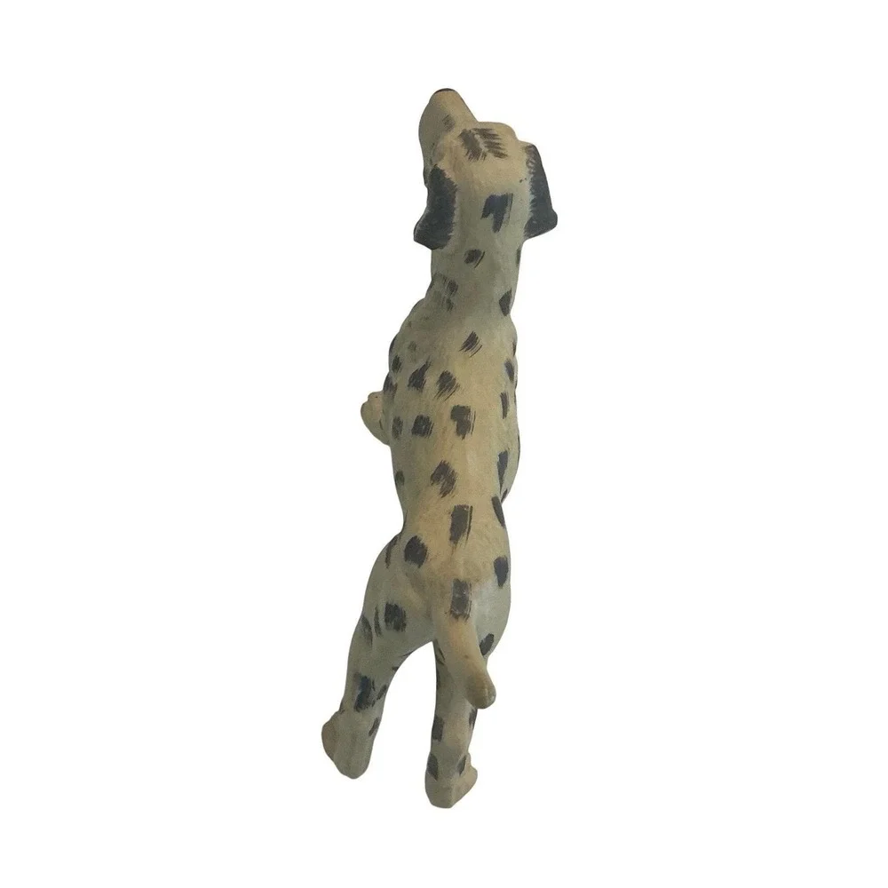 Vintage Dalmatian‎ Dog Figurine Spotted Puppy Statue Collectible Home Decor